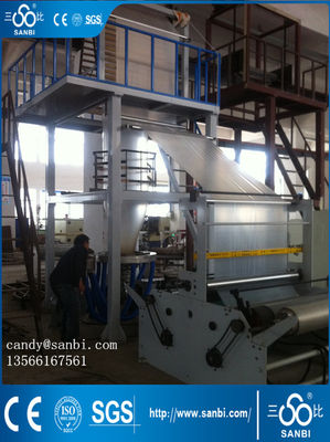 China máquina de sopro do filme do LDPE 11KW/HDPE de 50MM com dobadoura dobro fornecedor