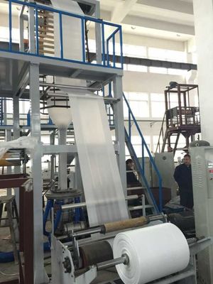 China Camada de sopro Co do ABA três da máquina do filme de alta velocidade do PE - extrusão fornecedor