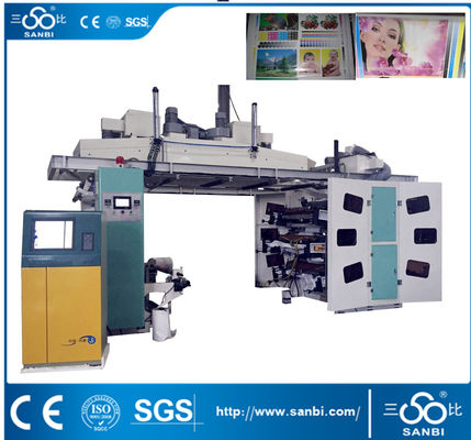 China Máquina de impressão 120-150M/MIN de Flexo do papel de Cpp do animal de estimação do Pe do Pvc de Bopp fornecedor