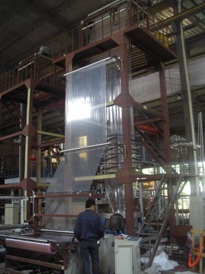 China máquina de sopro do filme do PE 150Kw, equipamento moldando do sopro da extrusão fornecedor