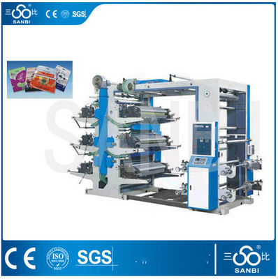 China Imprensa Flexographic da máquina de impressão do saco do HDPE com o controlador da posição da borda fornecedor