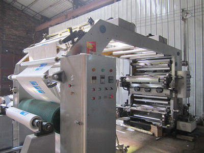 China máquina de impressão poli multicolorido do saco 15Kw com o rolo de 8pcs Anilox fornecedor